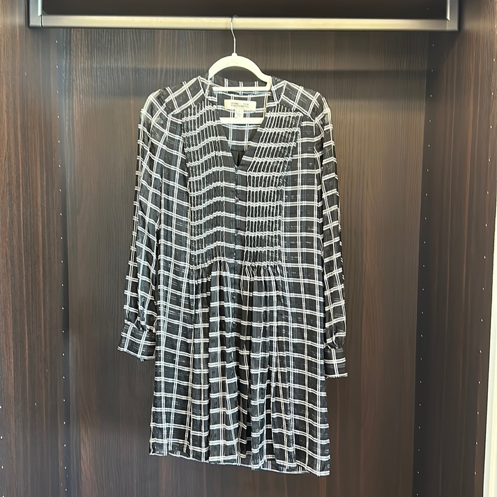 Diane Von Furstenberg Plaid Dress size 0